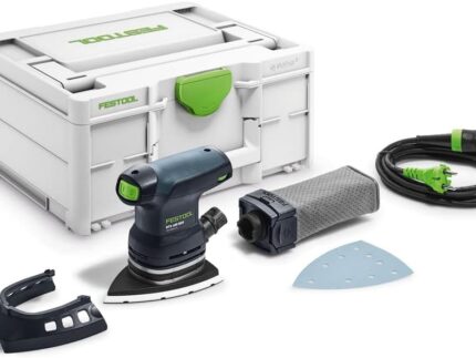 Festool Deltaschleifer DTS 400 REQ-Plus (mit StickFix Schleifschuh, Protector, Longlife-Staubfangbeutel), im Systainer