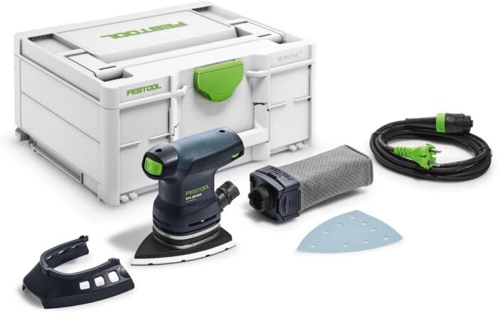 Festool Deltaschleifer DTS 400 REQ-Plus (mit StickFix Schleifschuh, Protector, Longlife-Staubfangbeutel), im Systainer