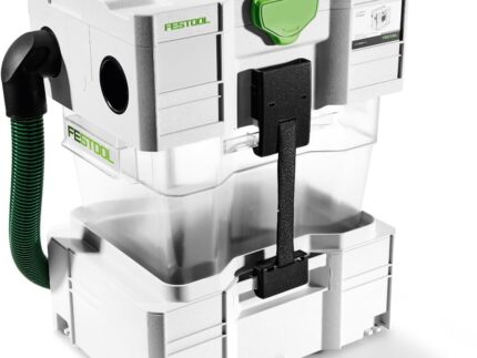 Festool CT Vorabscheider CT-VA-20 mit Zyklon-Systainer, Auffangbehälter, Systainer-Wanne, Anschluss-Schlauch, Entsorgungssack, Behälterdeckel