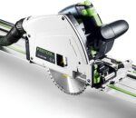 Festool Tauchsäge TS 60 KEBQ-Plus-FS (mit Kreissägeblatt, Sichtfenster, Splitterschutz, Innensechskantschlüssel, Führungsschiene), im Systainer