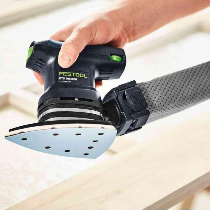 Festool Deltaschleifer DTS 400 REQ-Plus (mit StickFix Schleifschuh, Protector, Longlife-Staubfangbeutel), im Systainer