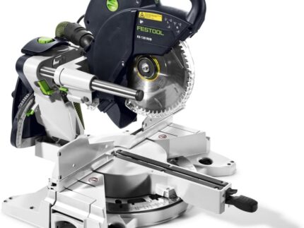 Festool Kapp-Zugsäge KS 120 REB KAPEX (mit Kreissägeblatt WOOD UNIVERSAL, Winkelschmiege, Werkstückklemme, Innensechskantschlüssel)