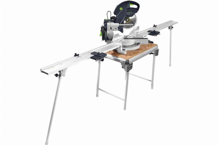 Festool Kapp-Zugsäge KS 120 REB KAPEX (mit Kreissägeblatt WOOD UNIVERSAL, Winkelschmiege, Werkstückklemme, Innensechskantschlüssel)