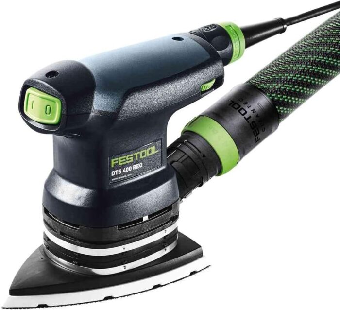 Festool Deltaschleifer DTS 400 REQ-Plus (mit StickFix Schleifschuh, Protector, Longlife-Staubfangbeutel), im Systainer
