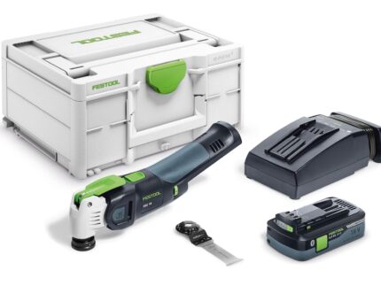 Festool Akku-Oszillierer OSC 18 E-Basic VECTURO (mit Universal-Sägeblatt USB 78/32/Bi/OSC), im Systainer