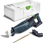 Festool – Akku-Säbelsäge RSC 18 EB-Basic inkl. Absaugvorrichtung + Säbelsägeblatt WOOD UNIVERSAL + Systainer SYS3 L 187
