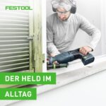 Festool – Akku-Säbelsäge RSC 18 EB-Basic inkl. Absaugvorrichtung + Säbelsägeblatt WOOD UNIVERSAL + Systainer SYS3 L 187