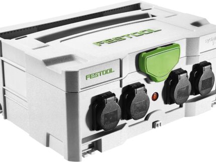 FESTOOL Systainer SYS-PowerHub IP44 mit 5 Steckdosen 396 x 296 x 157,5 mm, 1 Stück,200231