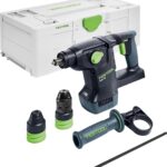 Festool Akku-Kombihammer KHC 18 5,0 EBI-Basic, inkl. Bohrfutter C SDS KHC, Schnellspannbohrfutter KC 13 KHC, mit Zusatzhandgriff im Systainer SYS 3 L 187